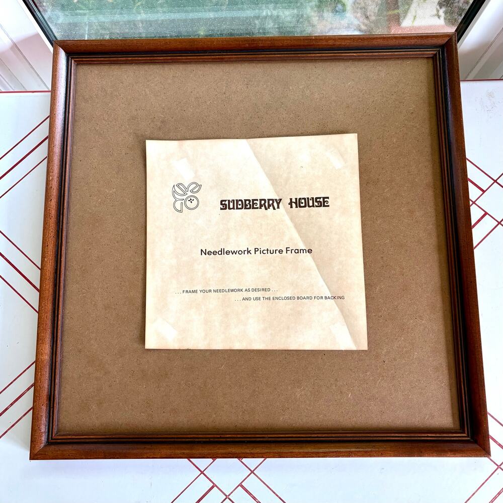 Vintage Sudberry House Needlework Frame 19.5” Wooden Crewel Cross Stitch Frame